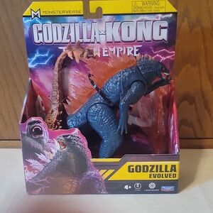 Godzilla Evolved Action Figure - Blue with Orange Spines